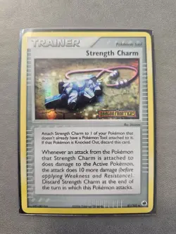 Strength Charm Pokemon Card 81/101 Reverse Holo Foil Stamped Dragon Frontiers - Image 3