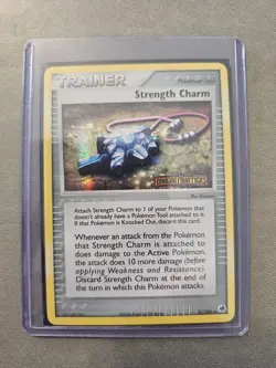 Strength Charm Pokemon Card 81/101 Reverse Holo Foil Stamped Dragon Frontiers - Image 4