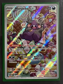 Pokemon TCG Morpeko Paradox Rift 206/182 IR Illustration Rare - Image 1