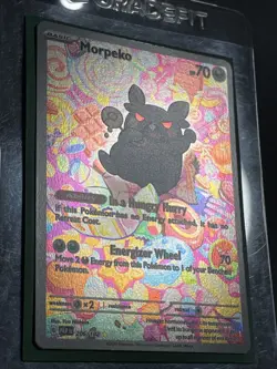Pokemon TCG Morpeko Paradox Rift 206/182 IR Illustration Rare - Image 2