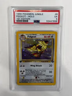 1999 Pokemon Jungle Pidgeot #8 1ST Edition Holo PSA 5 - Image 1