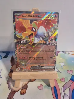 🦅Ethan's Ho-Oh EX Double Rare Holo Pokemon TCG Destined Rivals 39/182 - NM - Image 1