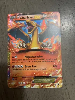 Pokemon TCG Charizard-EX XY Black Star Promos XY17 Holo Promo MINT CONDITION - Image 1