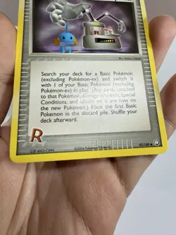 Pokemon Swoop! Teleporter Team Rocket Returns 92/109 Non Holo Trainer - Image 4