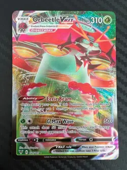 Pokemon TCG Orbeetle VMAX Vivid Voltage 021/185 Regular Ultra Rare NM - Image 1