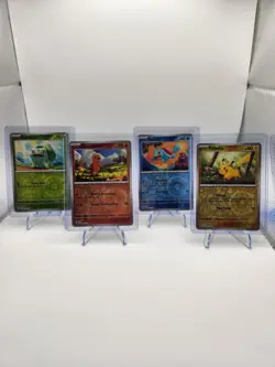 Pokemon 151 Costco Cosmos Promo Set Pikachu Squirtle Charmander Bulbasaur - Image 1