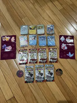Pokemon 2025 Holiday Calendar Stamped Promos, Fun packs, and extras (No packs) - Image 1
