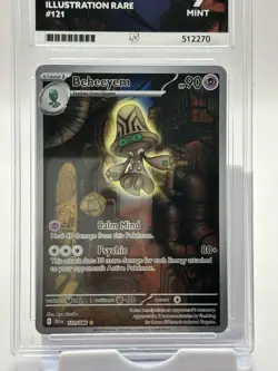Pokemon TCG - Beheeyem Illustration Rare - Black Bolt 121/086 - Graded ACE 9 - Image 5