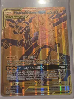Pokemon Pikachu & Zekrom GX Tag Team TCG Sun & Moon SM248 Holo Promo English - Image 1