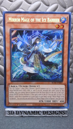 | Yugioh Mirror Mage of the Ice Barrier BLTR-EN007 1st Secret Rare NM/M 🔥 | - Image 1