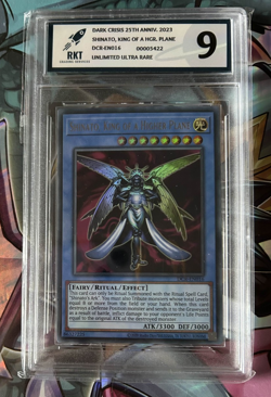 YuGiOh RKT Graded 9 Shinato, King of a Higher Plane DCR-EN016 25th Anniversary - Image 1
