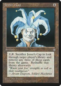 Jester's Cap Ice Age HEAVILY PLD Artifact Rare MAGIC THE GATHERING CARD ABUGames - Image 1