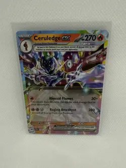 Pokemon TCG Ceruledge EX 036/191 2024 Surging Sparks Double Rare Card - NM - Image 1