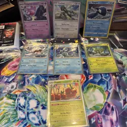 Pokemon Card Lot Black Star Promo And Cosmos Holo Tinkaton Kyogre Dipplin Cetita - Image 1