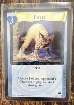 Freeze! 60/80 Diagon Alley Harry Potter Trading Card Game NM/Mint - Image 1