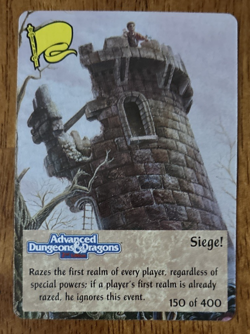 Spellfire CCG Uncommon Card Siege! - 1st Edition 150 of 400 - Image 1