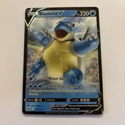 Blastoise V SWSH101 - SWSH Black Star Promo - Pokemon Card - MINT - Image 1