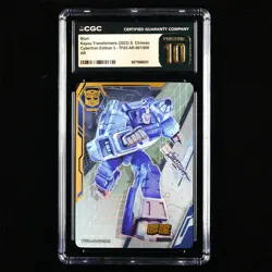 CGC PRISTINE 10 KAYOU 2023 Transformers CCG Card TF03-AR-001 Blurr - Image 1