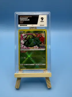 Pokemon Radiant Venusaur 004/078 Graded Ace 9 English Card Pokemon Go - Image 1
