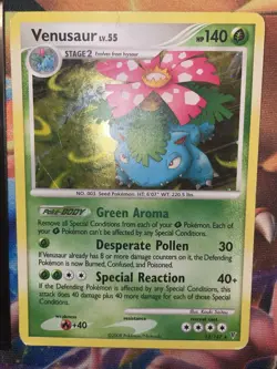 Venusaur 13/147 Supreme Victors Holo Swirl 2009 Pokemon Card LP Lightly Played - Image 3