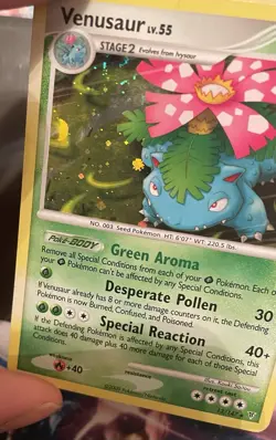 Venusaur 13/147 Supreme Victors Holo Swirl 2009 Pokemon Card LP Lightly Played - Image 5