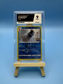 Ace 9 Graded Pokemon Go Gyarados 022/078 Reverse Holo Card 2022 - Image 1