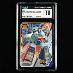 CGC GEM MINT 10 KAYOU 2023 Transformers CCG Card TF03-AR-002 Jazz - Image 1