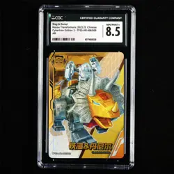 CGC NM/MINT+ 8.5 KAYOU 2023 Transformers CCG Card TF03-AR-006 Slag & Daniel - Image 1