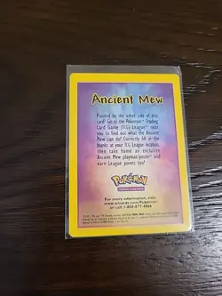 Pokemon Card - Promo - ANCIENT MEW DETAILS INSERT CARD Lp - Image 1