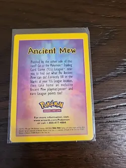 Pokemon Card - Promo - ANCIENT MEW DETAILS INSERT CARD Lp - Image 2