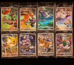 8 Pcs Original Pack Full Set | Eevee CSGC-007/008 Pokemon Card Chinese #1 - Image 1