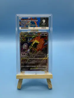 Pokemon TCG Charizard VSTAR Promo SWSH262 Ace 9 Graded Mint Card English - Image 1