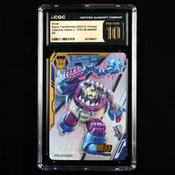 CGC PRISTINE 10 KAYOU 2023 Transformers CCG Card TF03-AR-009 Gnaw - Image 1