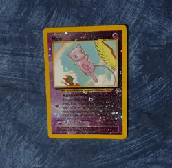 Pokemon Mew 1/18 card Southern Islands reverse Holo Swirl - Image 2