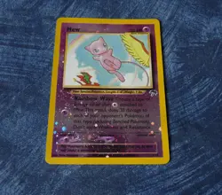 Pokemon Mew 1/18 card Southern Islands reverse Holo Swirl - Image 5
