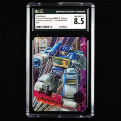 CGC NM/MINT+ 8.5 KAYOU 2023 Transformers CCG Card TF02-UR-007 Soundwave - Image 1
