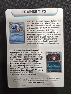 Destined Rivals - Trainer Tips Build & Battle Pokemon Card Team Rockets Grunts - Image 2