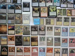 BEST VINTAGE MAGIC THE GATHERING REVISED R3 LANDS FOILS RARES 250+ MTG CARD LOT - Image 1