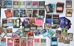 BEST VINTAGE MAGIC THE GATHERING REVISED R3 LANDS FOILS RARES 250+ MTG CARD LOT - Image 5