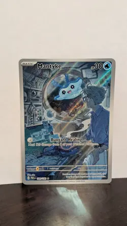 Pokemon TCG Mantyke Card 189/182 Sv04: Paradox Rift NM/Mint Condition - Image 1