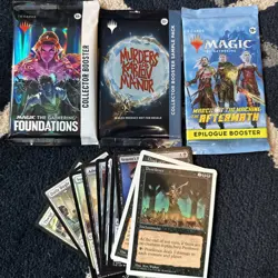 Mtg Sealed Booster Packs And Extra Card Lot - Image 1