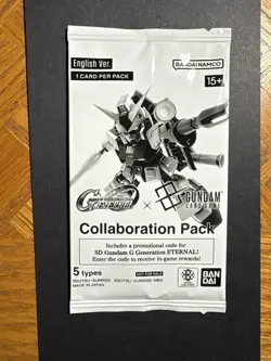 Gundam card game collaboration Promo pack SD G generation eternal English - Image 1