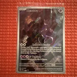 Pokemon Mewtwo Illustration SVP052 151 Black Star Promo Card - PSA 10 potential - Image 1