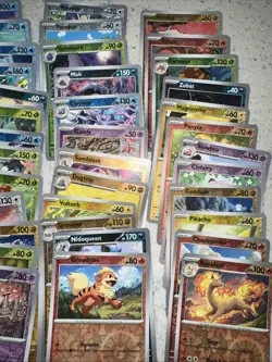 Pokemon 151 English Reverse Holo Bundle 50 Cards No Duplicates - Image 3