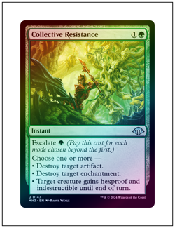 1x Collective Resistance, Foil, Magic the Gathering MTG NM - Image 1