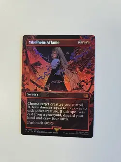 Nibelheim Aflame (Borderless) Final Fantasy Foil - Image 1