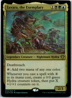 Zaxara, the Exemplary M Commander 2020 20 LP Foil - Image 1