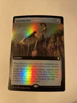 x1 Fraying Line - Foil - Extended Art R MTG Commander Legends: Battle for Baldur - Image 1