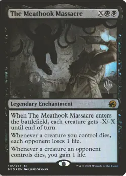 MTG The Meathook Massacre (112) *Foil* Promo Midnight Hunt MT/NM Free Ship - Image 1