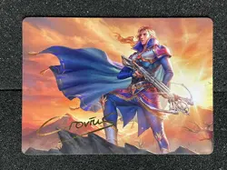 GOLD SIGNATURE Edgar, Master Machinist 27/53 Final Fantasy Art Series MTG - Image 1